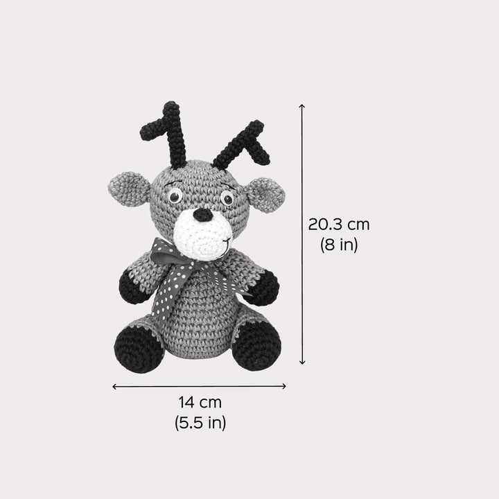 Handmade Crochet Reindeer Toy Crochet | Secret Santa Gift Ideas