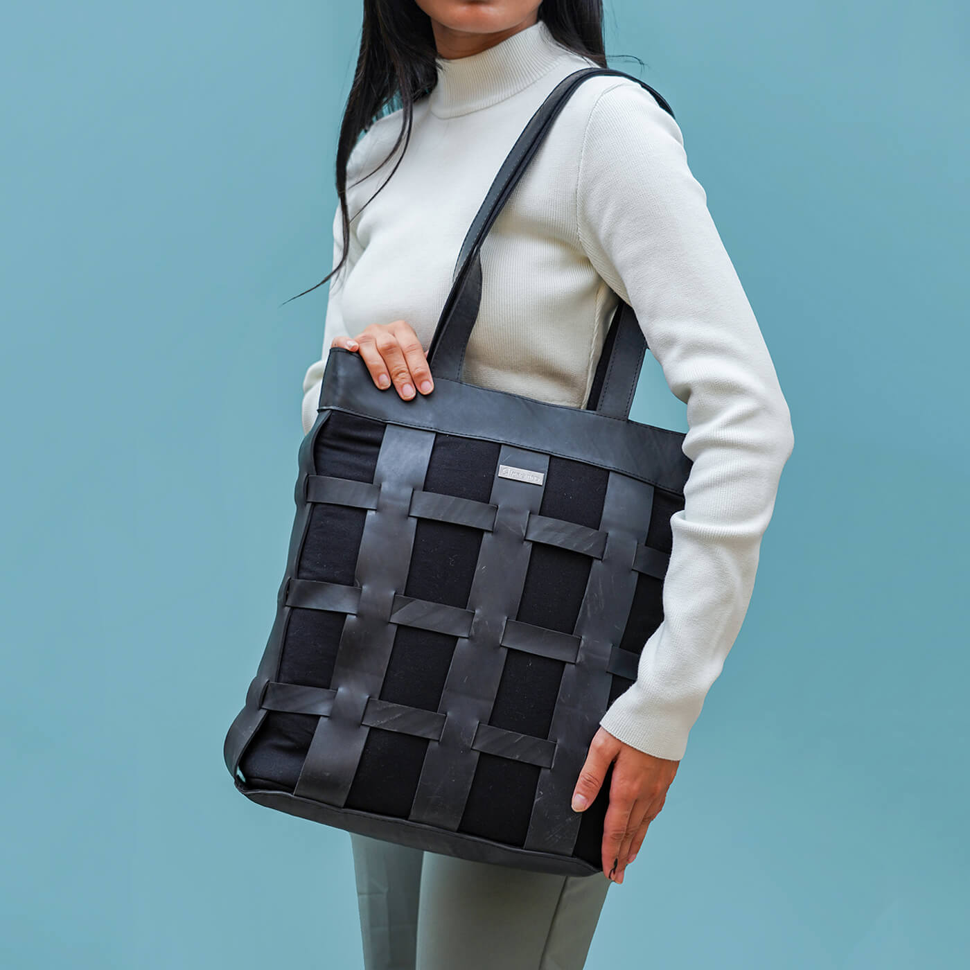 Denim tote bags online top