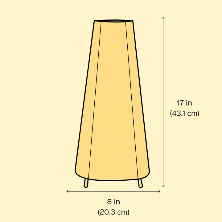 Elephant Hand Painted Tholu Bommalata Tabletop Lamp | 17 inches
