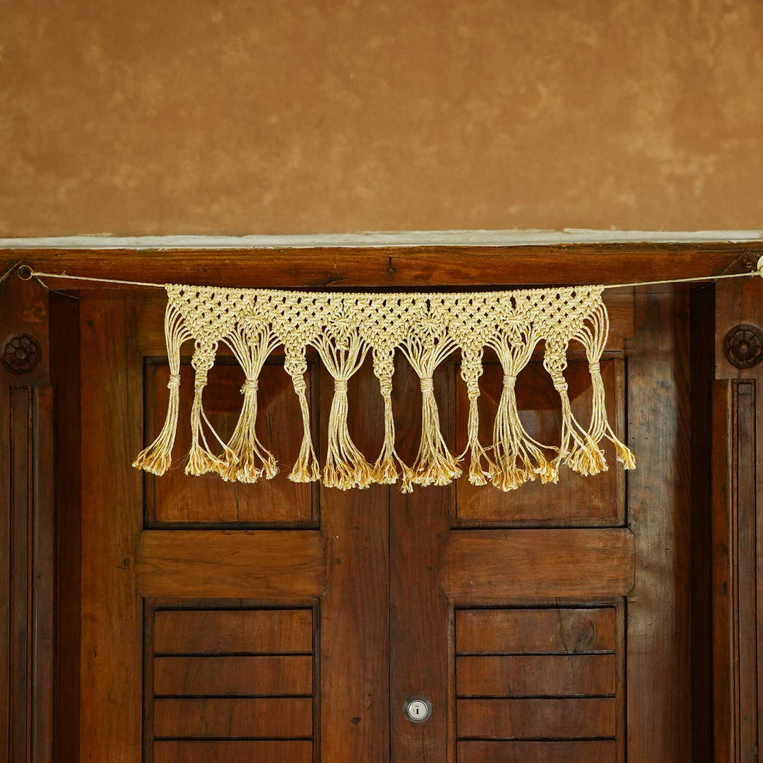 Handcrafted Boho Style Macrame Door Toran