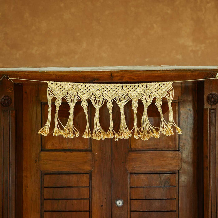Handcrafted Boho Style Macrame Door Toran