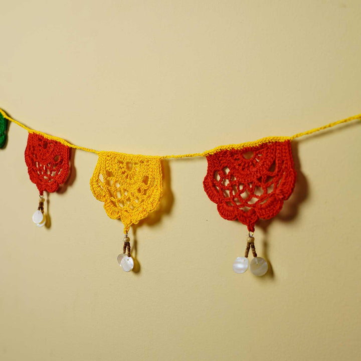 Hand-stitched Elegant Crochet Toran