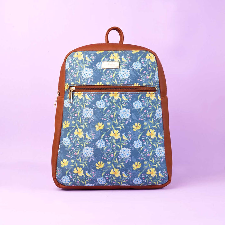 Vintage Blooms Vegan Leather Backpack