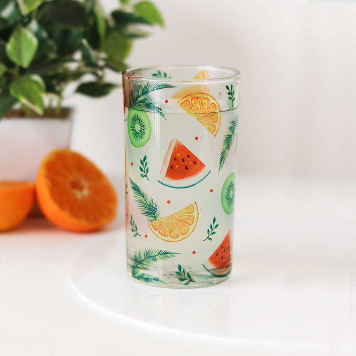 Delicate Printed Glass Tumblers I 250 ML