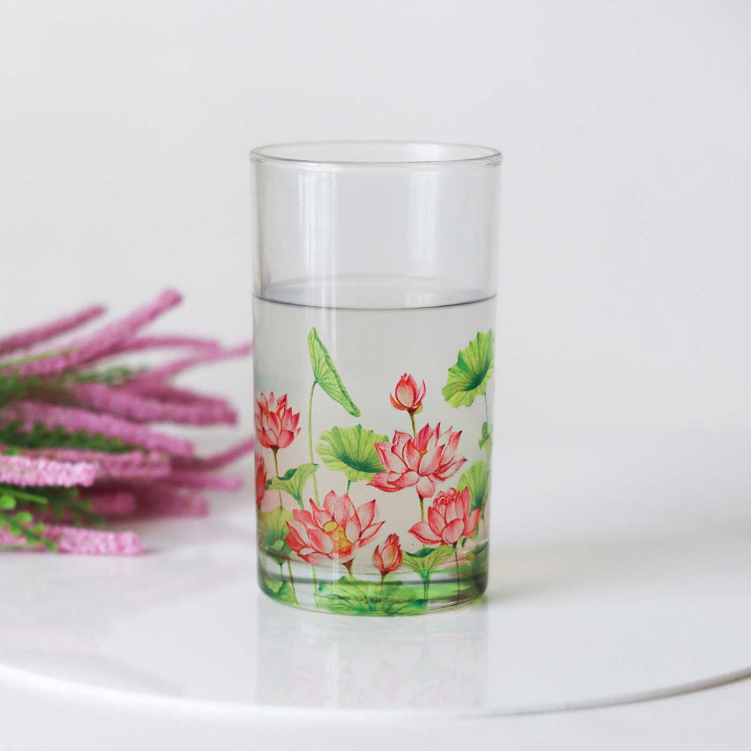 Delicate Printed Glass Tumblers I 250 ML