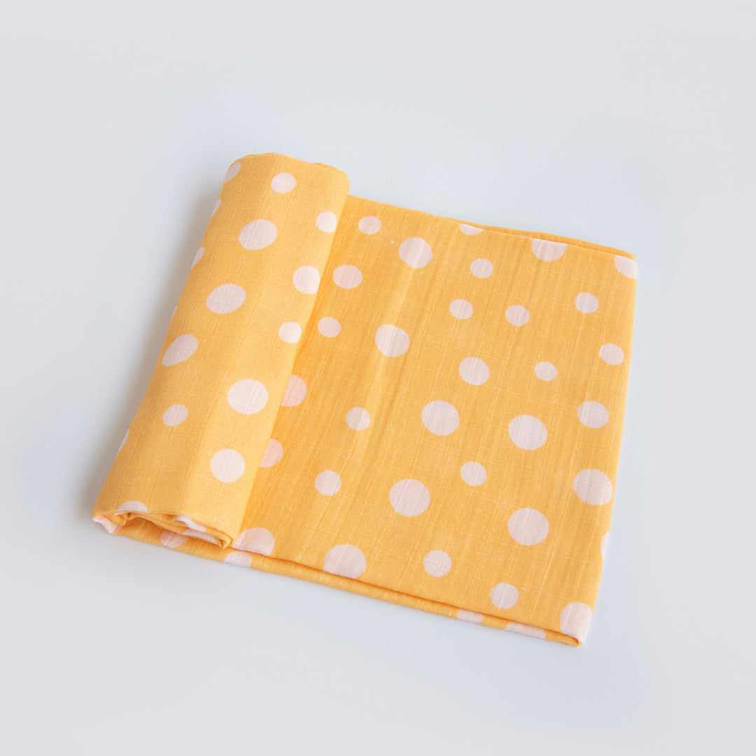 Ultra-Soft Cute Polka Cotton Muslin Swaddle for Kids | 0-4 Years