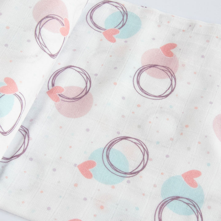 Ultra-Soft Heart Theme Swaddle for Kids | 0-4 Years