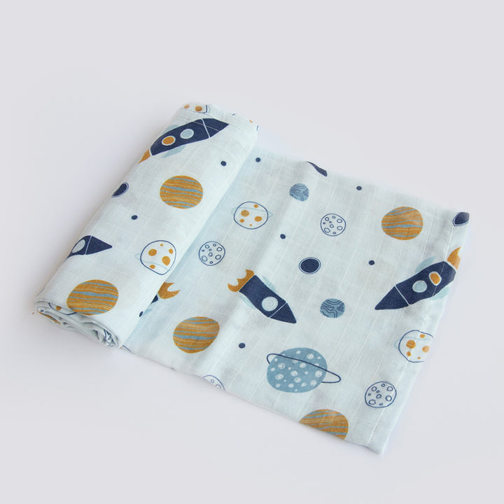 Premium Space Theme Muslin Swaddle | 0-4 Years