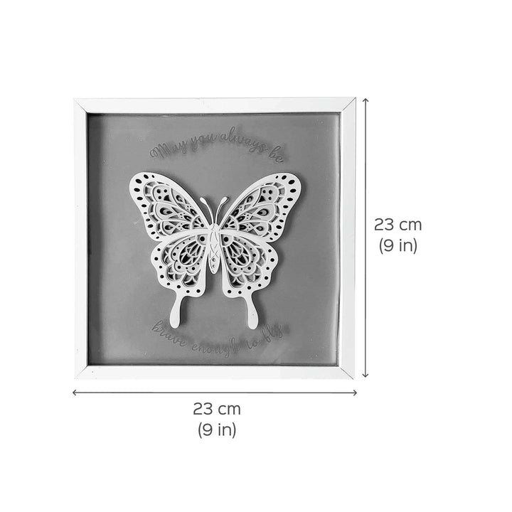 Personalized Cardstock Butterfly 3D Box Frame