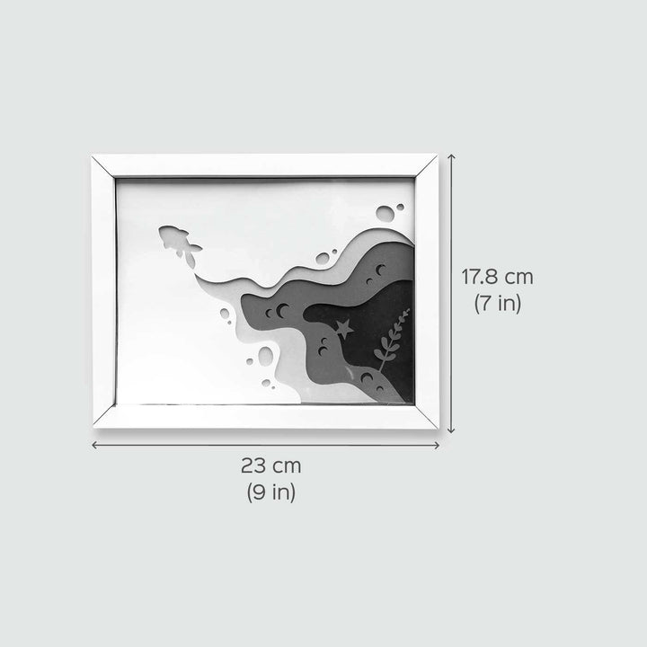 Cardstock ''Under the Ocean'' Layered Box Frame