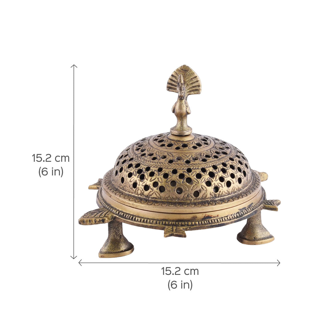 Samudra Manthan Dhoop Dhani I Handcrafted Brass Diffuser