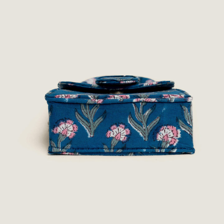 Mini Sanjh Hand Block Printed Chiq Bag
