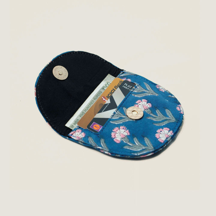Sanjh Hand Block Printed Coin Pouch