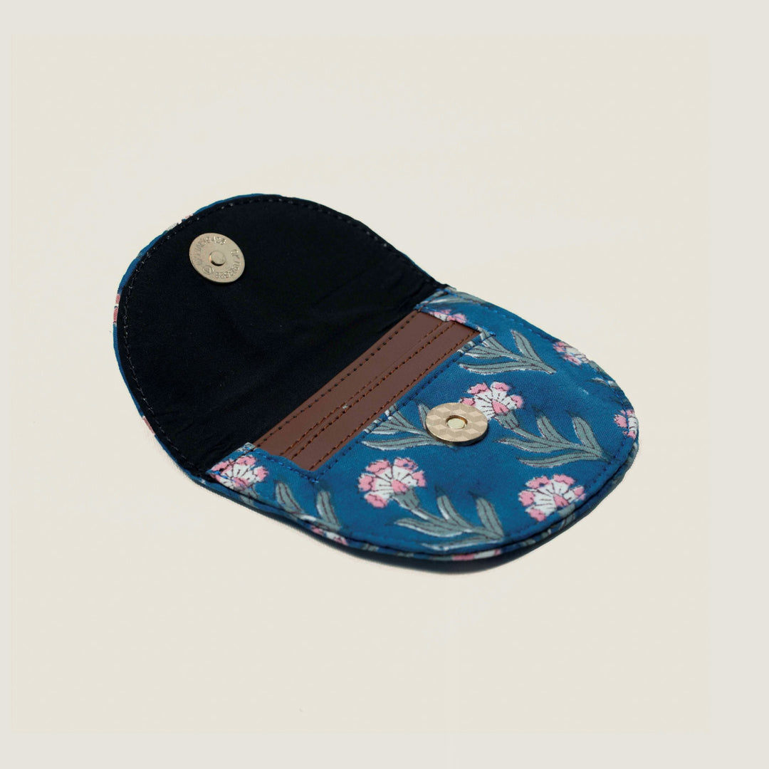 Sanjh Hand Block Printed Coin Pouch