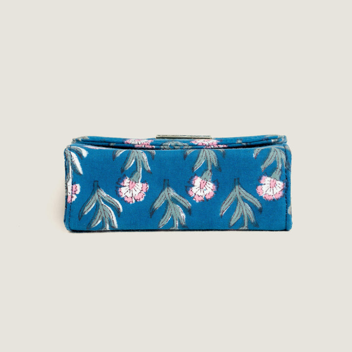 Sanjh Hand Block Printed Monaco Mini Sling Bag