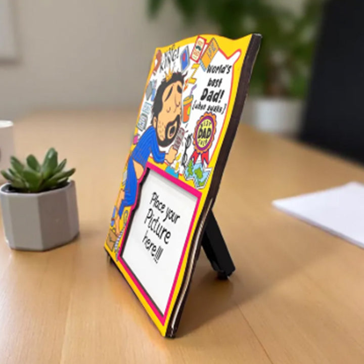 Quirky Father’s Day Photo Frame For Lazy Dads