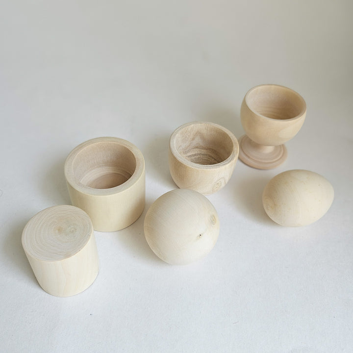 Wooden Shape Sorter | Handmade Etikopakka Learning Toy | 1+ Years