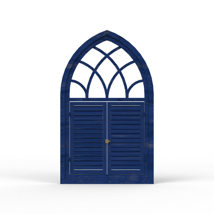 Fusion Triangle Wooden Window Frame - Distress Finish