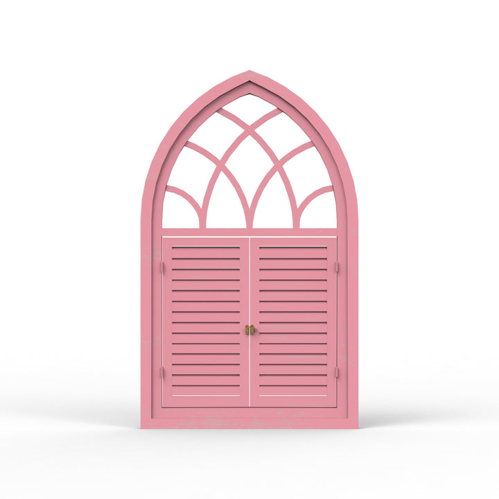 Fusion Triangle Wooden Window Frame - Distress Finish