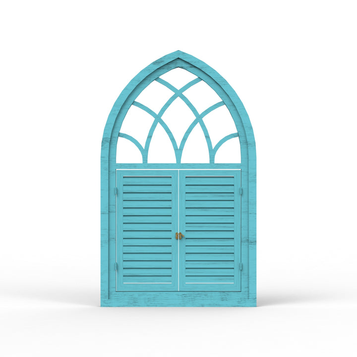 Fusion Triangle Wooden Window Frame - Distress Finish