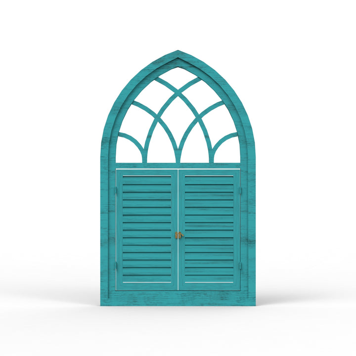 Fusion Triangle Wooden Window Frame - Distress Finish