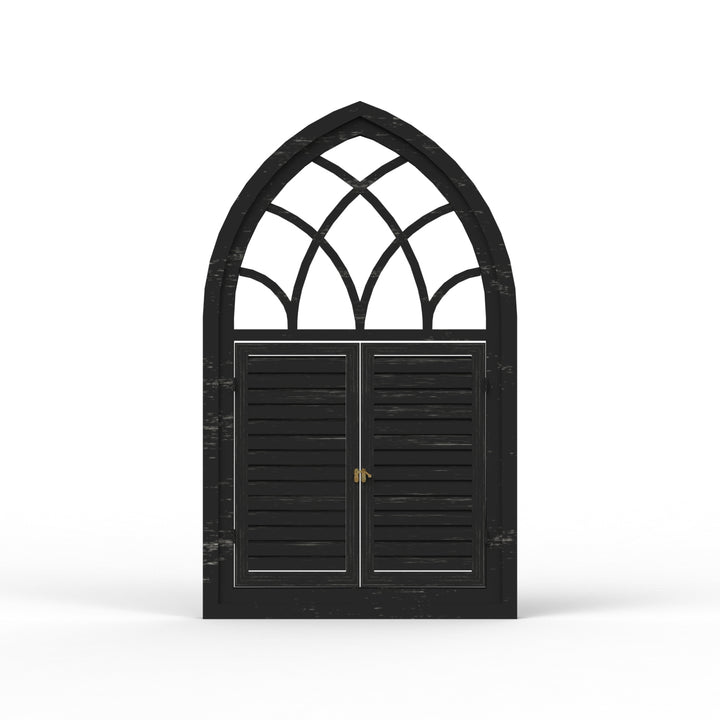 Fusion Triangle Wooden Window Frame - Distress Finish