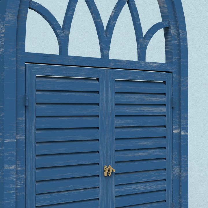 Fusion Triangle Wooden Window Frame - Distress Finish