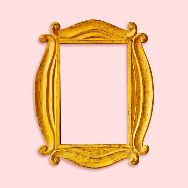 Friends Signature Wooden Hollow Frame - Distress Finish