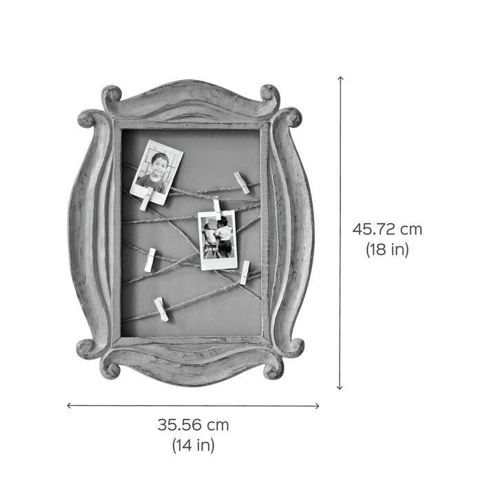 FRIENDS Signature Wooden Clips Photo Frame - Distress Finish