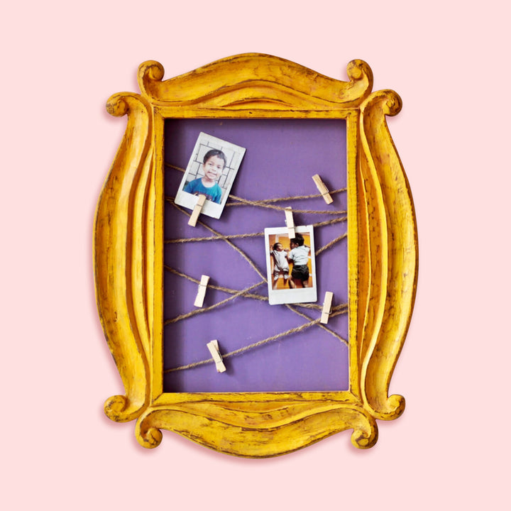 FRIENDS Signature Wooden Clips Photo Frame - Distress Finish