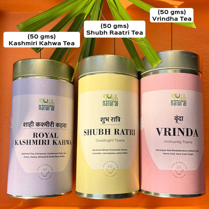 Tisane Herbal Tea Diwali Hamper I Set of 3