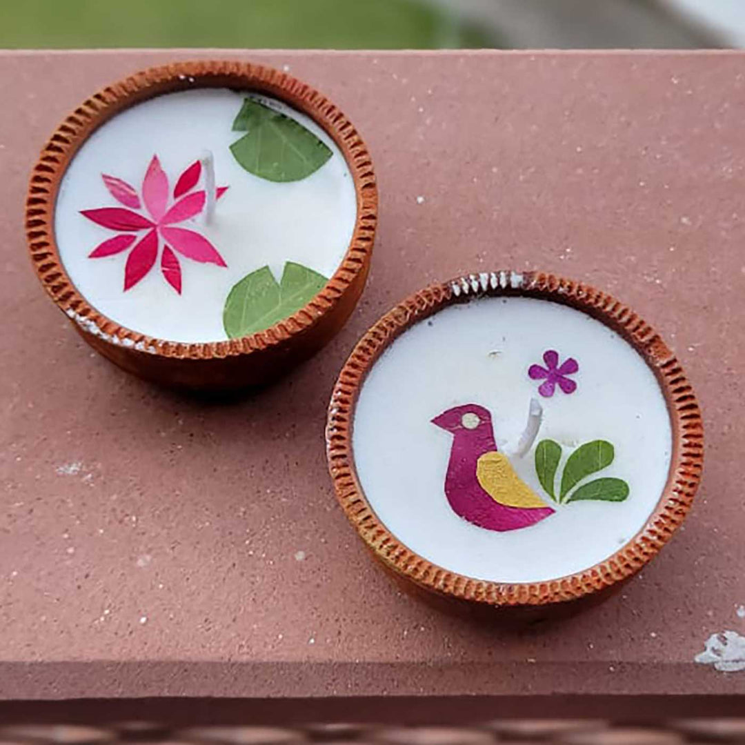 Herbal Tea & Terracotta Diyas Diwali Hamper