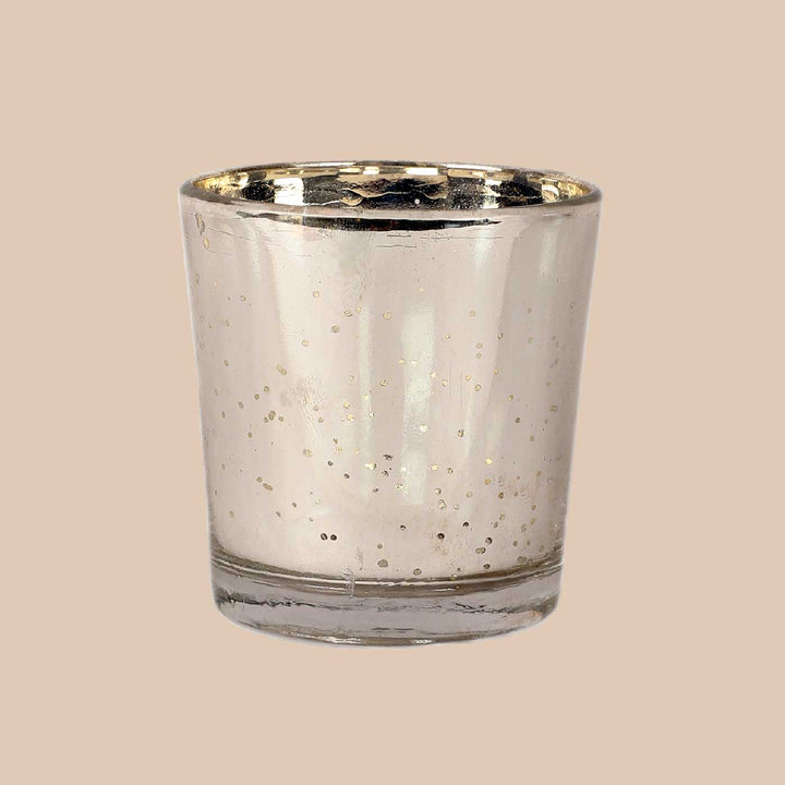 Handmade Silver Votive Glass Tealight Holder | Set of 4