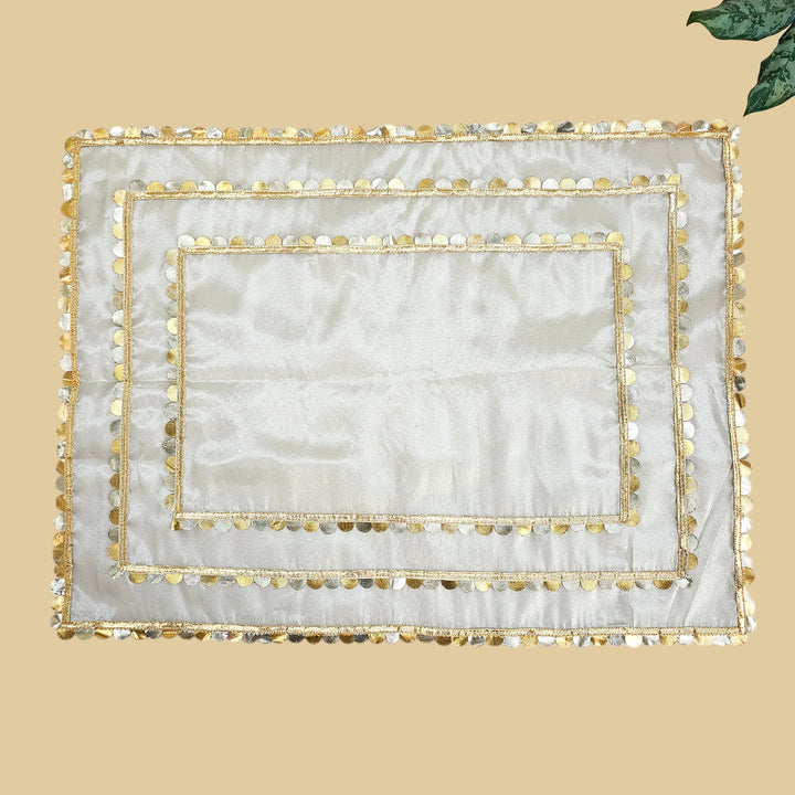 "Sitara" Tissue Fabric Tray Cover For Festive Decor