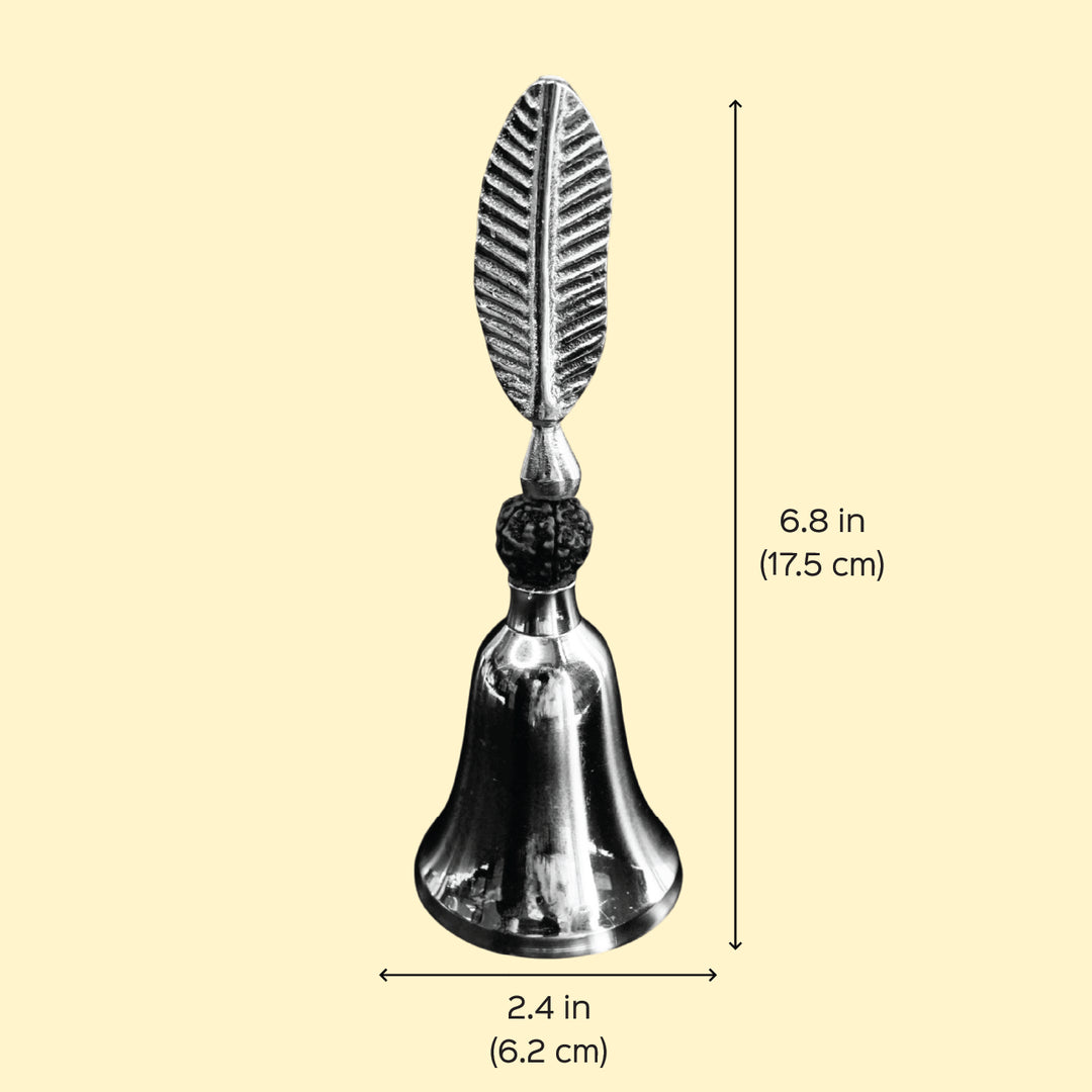Silver Plated Rudra Prayer Bell Packed in Gift Box