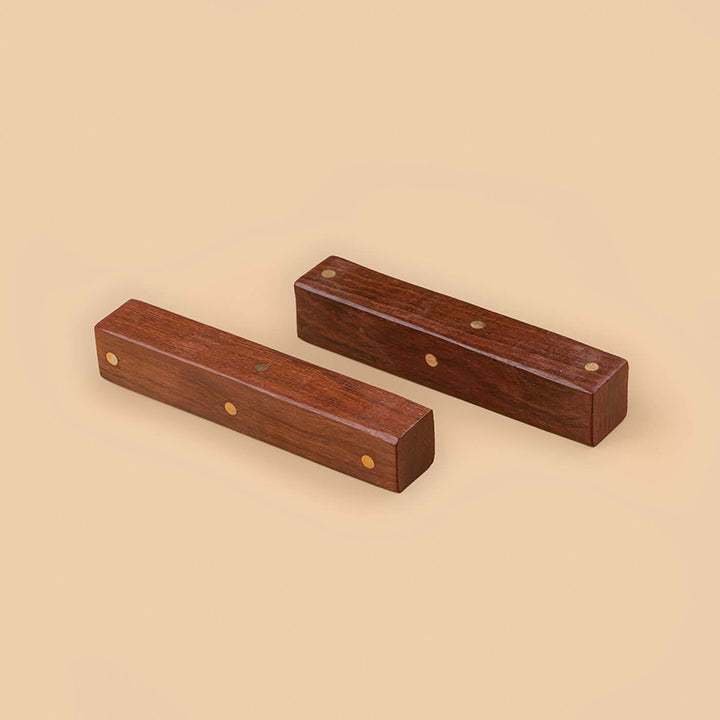 Handmade Traditional Wooden Dice | Set of 2 - Zwende