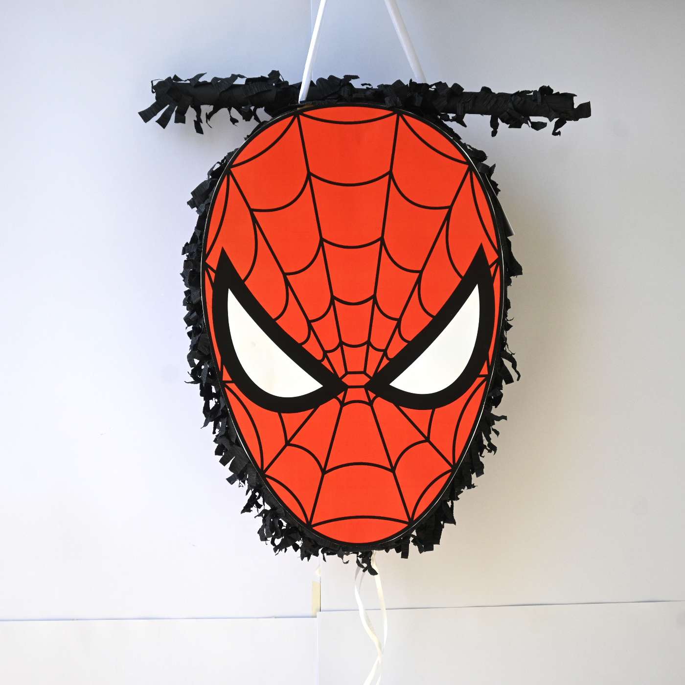 Buy Handmade Spiderman Theme Pull String Pinata With Stick For Birthday ...
