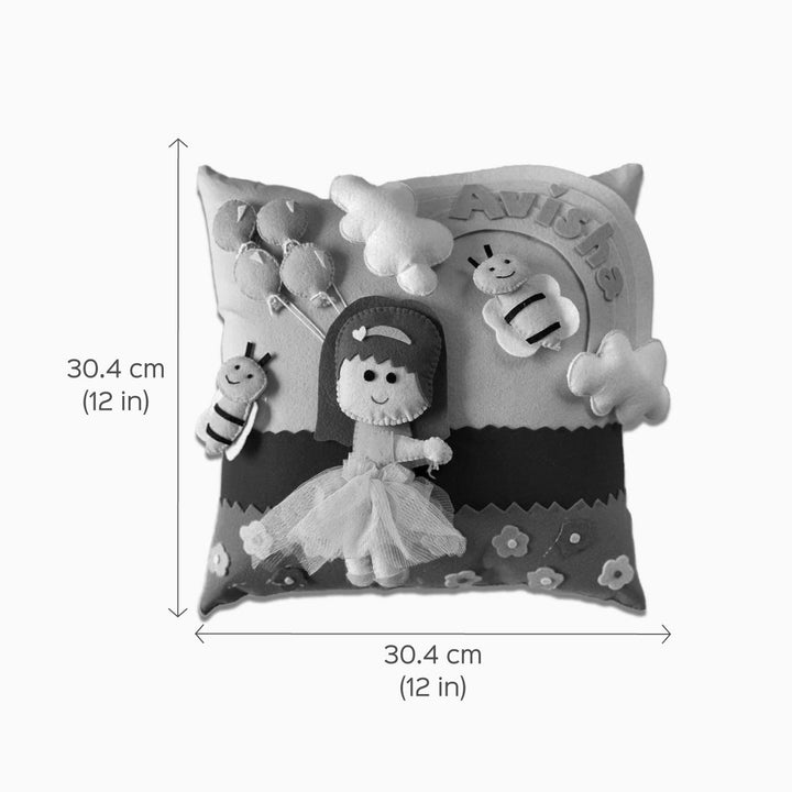 Personalized 3D Felt Kids Themed Pillow