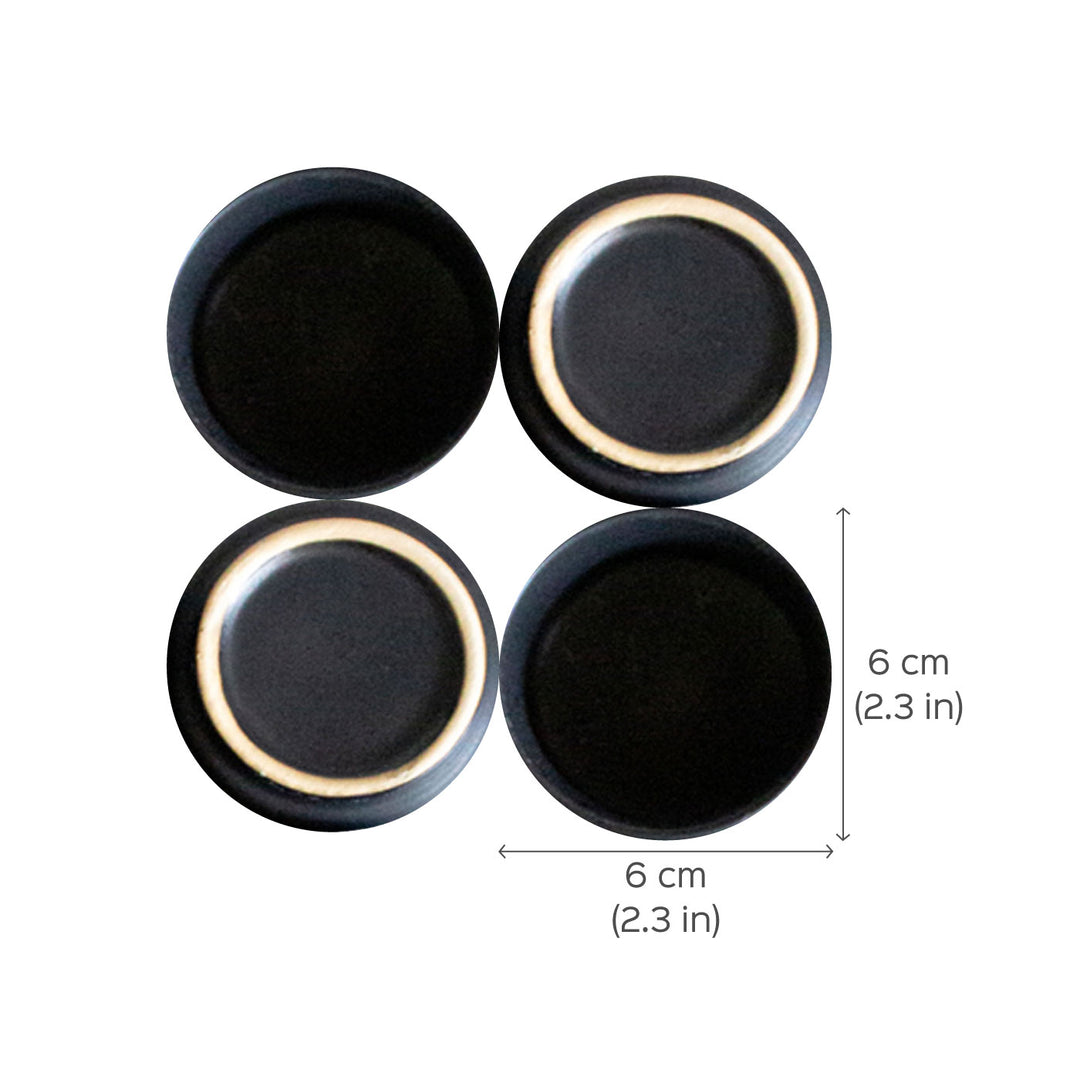Hand-glazed Ceramic Bowls - Set of 4