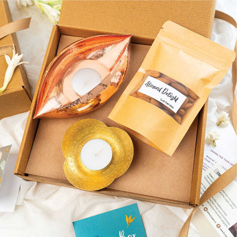 Copper & Brass Essentials Festive Hamper with Almonds