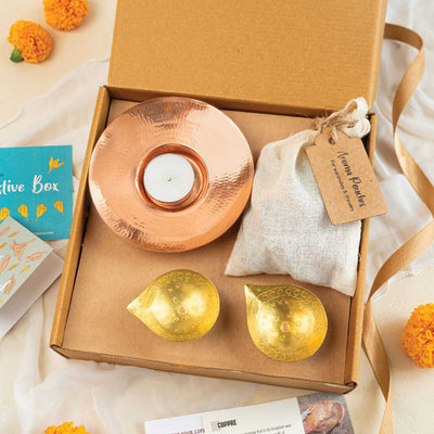 Copper & Brass Essentials Diwali Gift Hamper