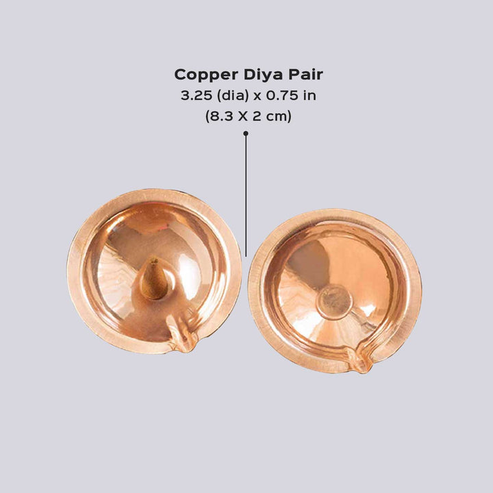 Copper Diyas Diwali Gift Hamper