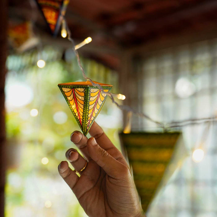 Ethnic Geometric Tholu Bommalata Fairy Lights