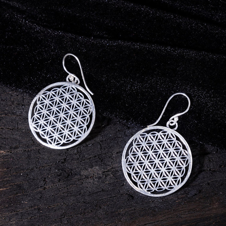 Handcrafted Tribal Temptation Daily Wear Silver Plated Brass Earrings