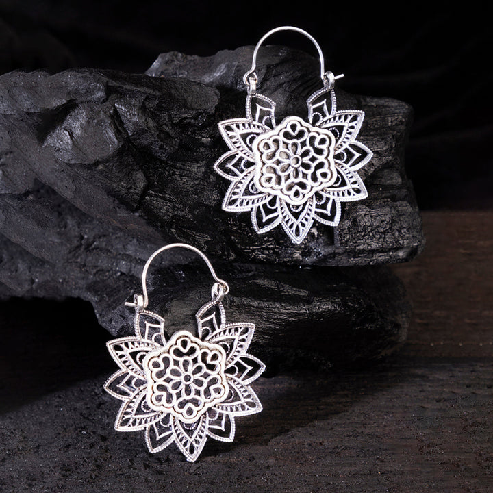 Handcrafted Traditional Daily Wear Silver Plated Brass Earrings