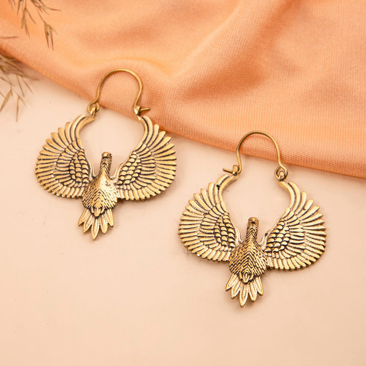 Handcrafted Western Silver/ Gold Plated Brass Earrings