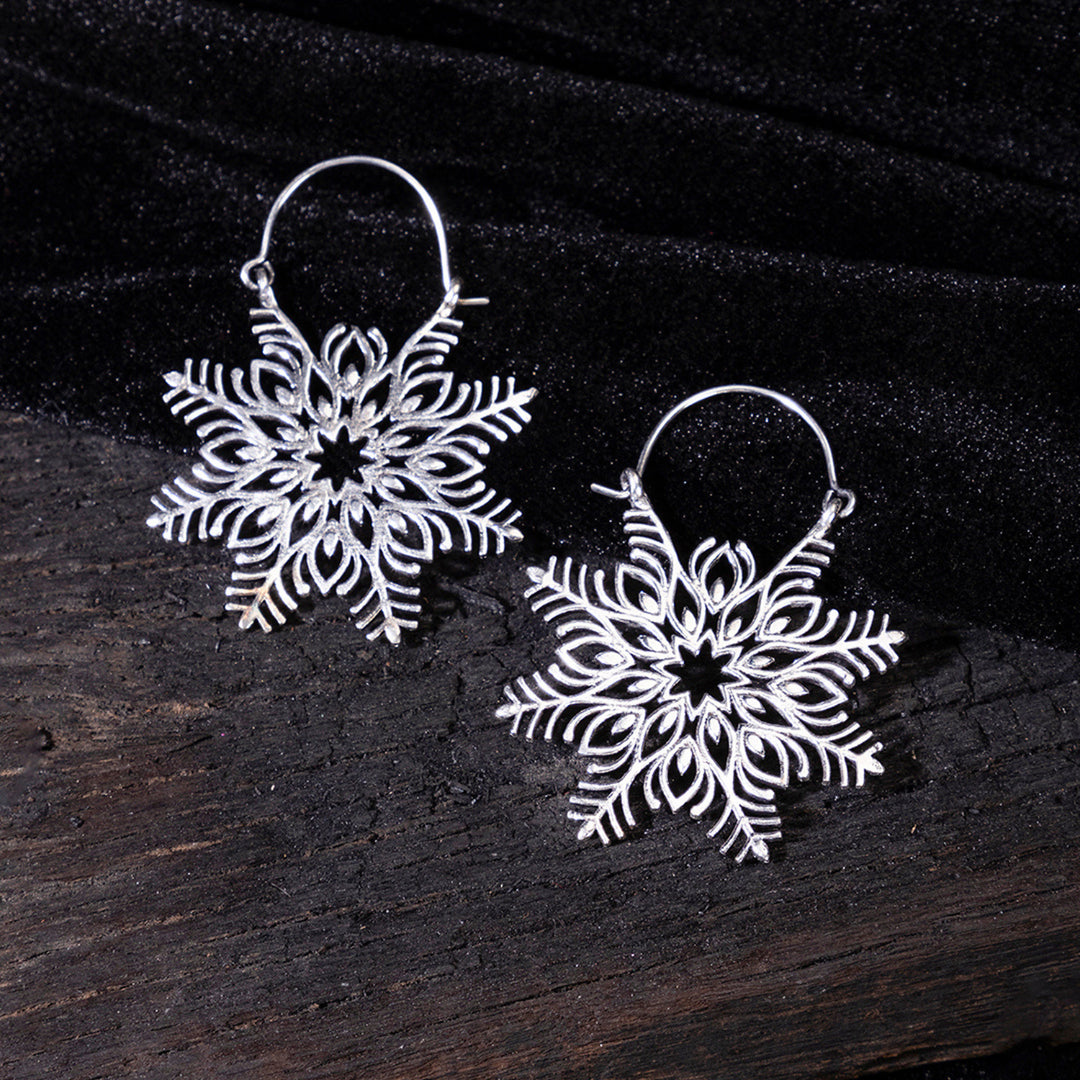Handcrafted Traditional Silver/ Gold Plated Brass Earrings