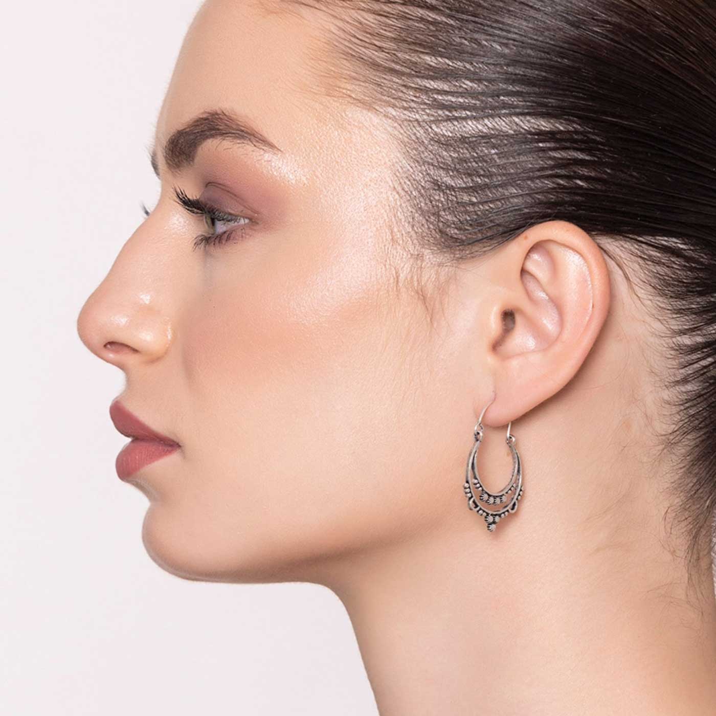 Najo Basta Hoop Earring | David Jones | Hoop earrings, Online earrings,  Earrings