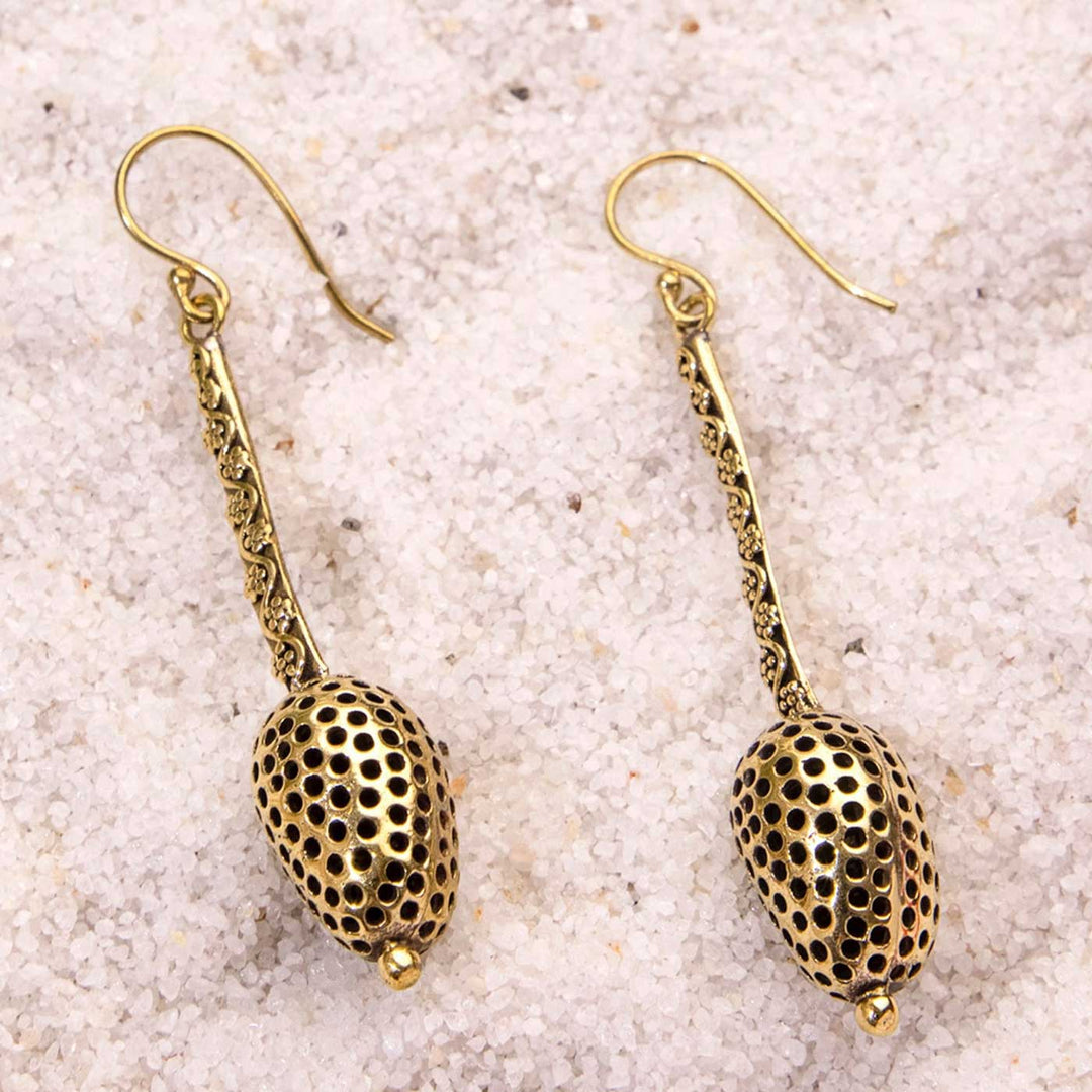 Handcrafted Minimal Daily Wear Silver/ Gold Plated Brass Earrings