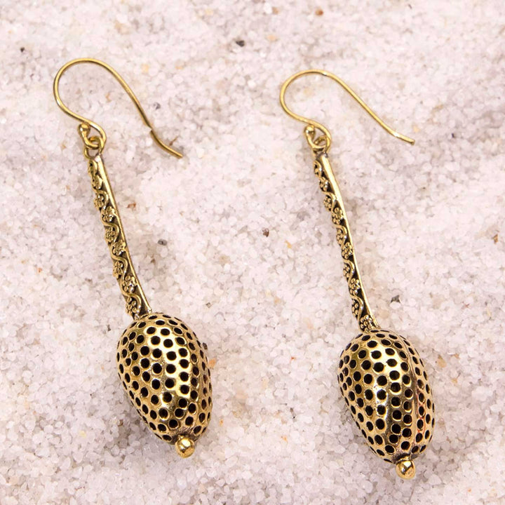 Handcrafted Minimal Daily Wear Silver/ Gold Plated Brass Earrings